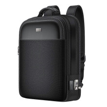 YESIDO WB65 Business-Rucksack mit Fingerabdruck-Schloss, große Kapazität, Oxford-Stoff, Tagesrucksäcke mit USB-Ladeansch