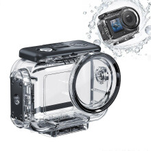 AMAGISN Compatibile per DJI Osmo Action 6 Custodia impermeabile Custodia per immersione profonda 60 m Custodia protettiv