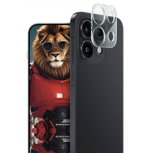 IMAK compatibile per Oppo Reno16 Pro 5G (globale) protezione per obiettivo fotocamera in vetro temperato con copertura c