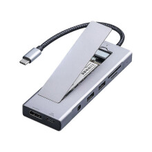 2605 USB 3.2 Hub 8 en 1 Tipo-C Lector de tarjetas de estación de acoplamiento 4K HD M.2 NVMe Gabinete para computadora p