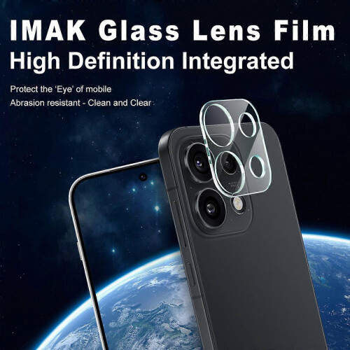 IMAK Συμβατό για Oppo Reno16 Pro 5G (Global) Προστατευτικό φακού κάμερας με σκλη 2