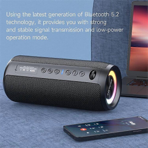 ZEALOT S51Pro Ηχείο Bluetooth 40W IPX5 Αδιάβροχο 3D Στερεοφωνικό Φορητό Ηχείο Μπάσου με Κορδόνι 1