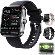 Montre connectée de surveillance de la glycémie - Suga Pro, moniteur de santé 24h/24 et 7j/7 avec ECG dynamique et analyse du sommeil p