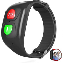 SOS GPS Tracker Wristband for Elderly with IP67 Waterproof Emergency Call and Location Alerts Safety Device