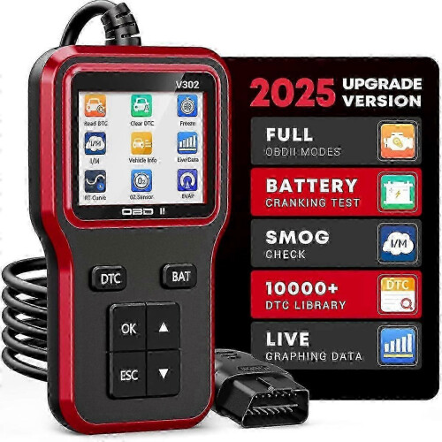 Diagnostic Tool For Obd2 Scanner Car And Truck Code Reader Engine Light Checker And Vehicle Error Clearing Device 2