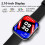 F59 Smartwatch Bluetooth-Telefonie Temperatur Herzfrequenz 2
