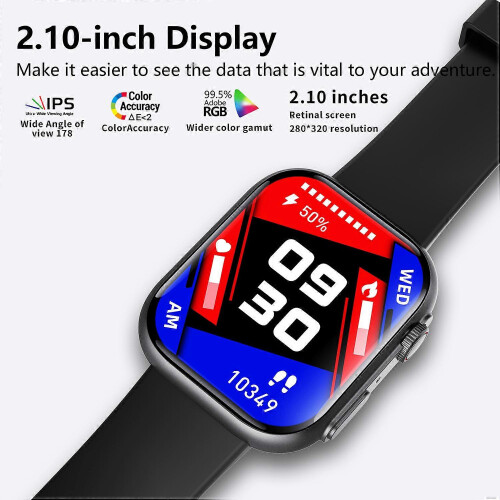 F59 Smartwatch Bluetooth-Telefonie Temperatur Herzfrequenz 1