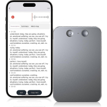Nieuwste AI-spraakrecorder van 2026, notitie-recorder van 64 GB met transcriptie, Mind