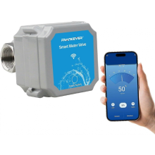 Válvula de agua inteligente DN20 de 3/4 de pulgada, modelo 2026, con sistema de gestión de agua inteligente y conexión WiFi.