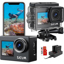 Ultimo modello 2026, fotocamera impermeabile 4K, fotocamera subacquea, videocamera per snorkeling, doppia fotocamera