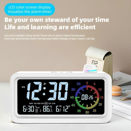 2026 Newest 60 Minutes Kids Visual Timer, Pomodoro Timer, Rechargeable Alarm 2