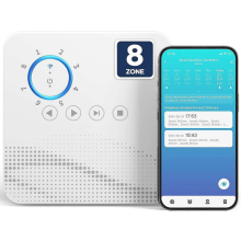 Nouveau contrôleur d'arrosage intelligent 2026, contrôleur d'irrigation intérieur WiFi 8 zones, compatible avec une application