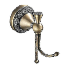 Antiker Messinghaken für Handtuch, Bademantel, Garderobe – Badezimmeraccessoires