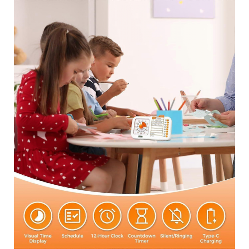 2026 Newest 3-in-1 Visual ADHD Timer for Kids and Adults with Planning Board, 1