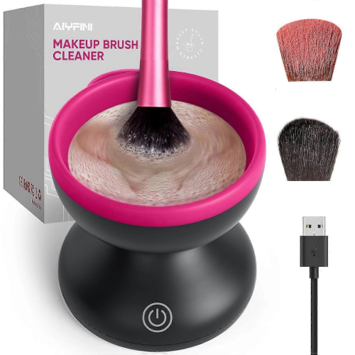 2026 Latest Model Electric Makeup Brush Cleaner Machine, Powerful Friction