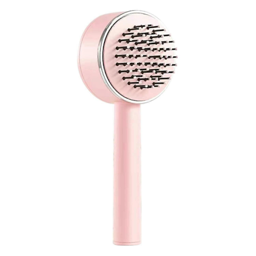 Cepillo para el cabello, cepillo autolimpiante para mujer, cepillo sin tirones