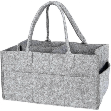 Nieuwe stijl opvouwbare luiermand, draagbare opbergmand voor de babykamer