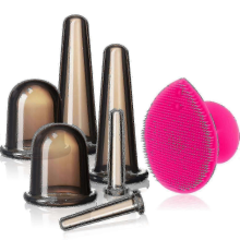 Juego de ventosas faciales modelo 2026 para masaje facial y ocular.