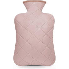 PVC-Wärmflasche, 2,0 l, mit Bezug. Schmerzlinderung.
