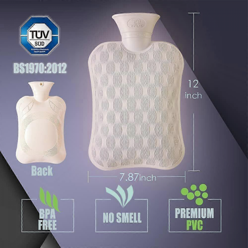 Θερμοδοχείο PVC 2,0 L Θερμοδοχείο νερού με κάλυμμα. Ανακούφιση από τον πόνο 1