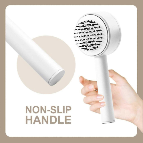 Cepillo para el cabello, cepillo autolimpiante para mujer, cepillo sin tirones 2