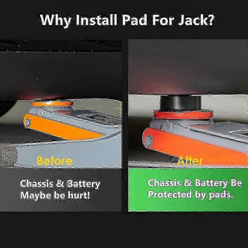 Για Tesla Model 3 SXY 4 Pack Jack Point Adapters με Θήκη Αποθήκευσης Αξεσουάρ Ανύψωσης Βαρέων Πόρων 1