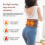 Rechargeable Heating Massage Belt with Red Light Therapy Adjustable Warm Compress Controller 3