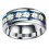 1Pc Titanium Steel Ring Chic Ring for Adults 2