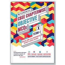 Chapterwise Objective MCQs Book for CBSE Class 10 Term I Exam by Guruk