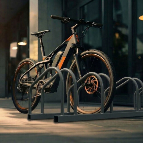 Fahrradständer, Boden- oder Wandmontage, Stahl, bis zu 65 mm