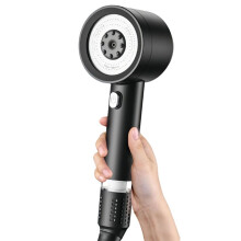 Cabezal de Ducha con Filtro Presurizado 4 Modos, Cabezal de Ducha Doméstico Super Fuerte con Filtro de Purificación, Negro