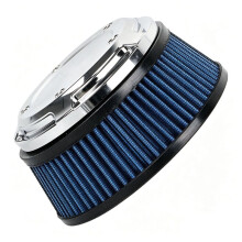 Motorcycle Air Filter Cover Chrome& Element for Touring Softail Fat Boy FLSTN Dyna 1999-2017 Air Cleaner