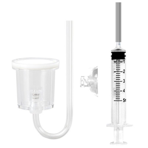 Aquarium CO2 Diffuser Acrylic Transparent Fine Water Tank CO2 Anti Reverse Diffusion Atomizer Water Injection Atomizer L 1