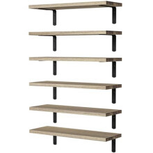 Zwevende Planken, Houten Zwevende Planken voor Wanddecoratie, aan de Muur Gemonteerde Zwevende Badkamerplank voor Opslag Lichtbruin