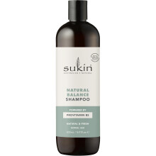 Sukin Natural Balance Shampoo 500ml - maintains naturally balanced hair - with an infusion of baoba