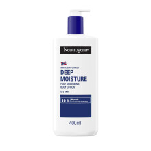 Neutrogena Norwegian Formula Deep Moisture Fast-Absorbing Body Lotion 400ml, Non-Greasy Body Moistu