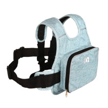 Correa de Seguridad Ajustable para Motocicleta para Niños, Cinturón de Seguridad Universal para Niños, Color Azul