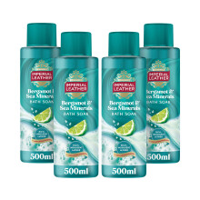 Imperial Leather Muscle Recovery Bergamot & Sea Minerals Bath Soak, Rich Indulgent Lather & Long La