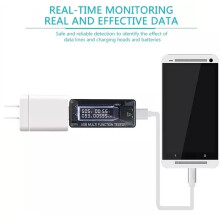 Digital Dispay USB Tester, Current Voltage, Charger Capacity Doctor, Quick Charge, Power Bank Meter, Voltmeter