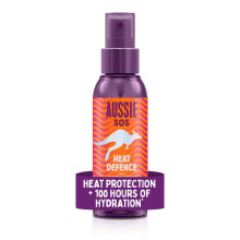 Aussie SOS Heat Defence Leave In Spray 100ml to Detangle and Protect Against Heat While Keeping Hai