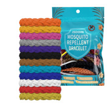 12PCS Mosquito Repellent Bracelet Jsdoin Insect Repellent Adjustable Leather Natural Insect Mosquit