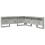 VidaXL vidaXL Storage Headboard Concrete Grey 200 cm Engineered Wood 5