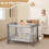 5-in-1 reiswieg/box met aankleedtafel, grijs 3
