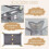 5-in-1 Baby-Reisebett mit Wickeltisch, Grau 7
