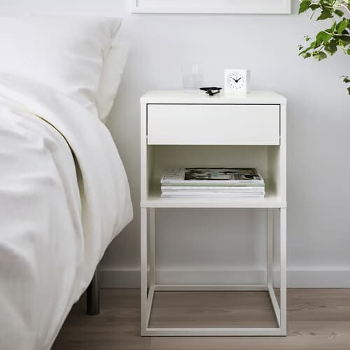 IKEA VIKHAMMER Bedside Table 40x39x65cm