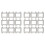 18Pcs Window Rags for  Winbot W2S/ W2S PRO Robot Vacuum Cleaner, Replacement Mop Pad Cloths Accessories 1