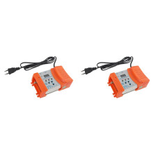 2X New HDM68 Modulator Digital RF Modulator AV to RF Converter VHF UHF PAL/NTSC Standard Portable Modulator EU Plug