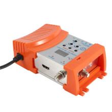 2X Neuer HDM68-Modulator Digitaler --Modulator AV-- UKW-UHF-PAL / NTSC-Standard Tragbarer Modulator EU-Stecker