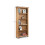 Astoria White Oak Tall Bookcase Assembled 3