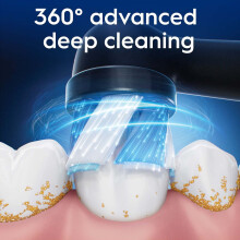 Testine per spazzolino da denti, Ultimate Clean, nere, confezione da 3